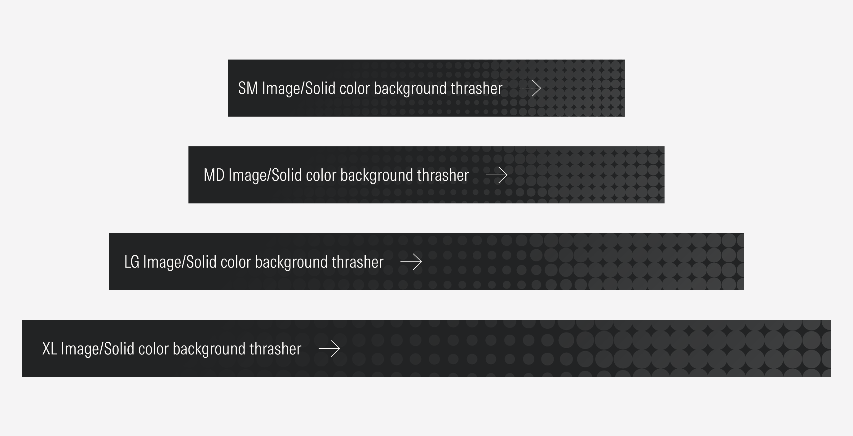 Component sizing for image background and solid color variants