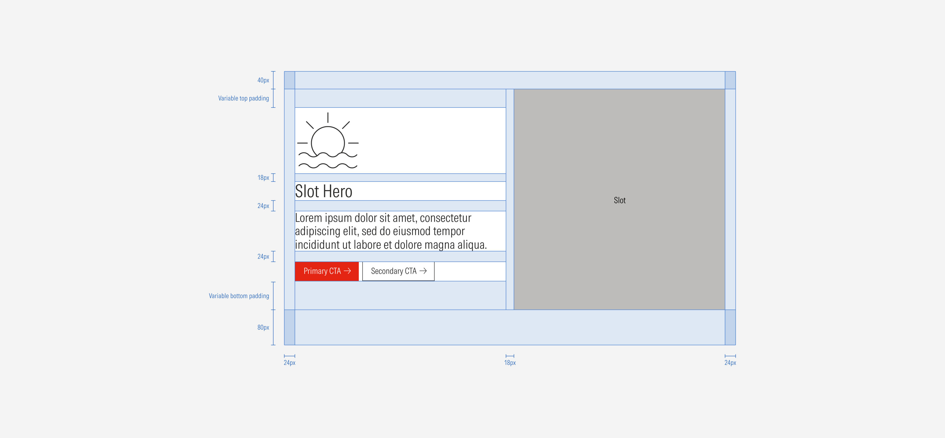 Spacing on Slot Hero: MD