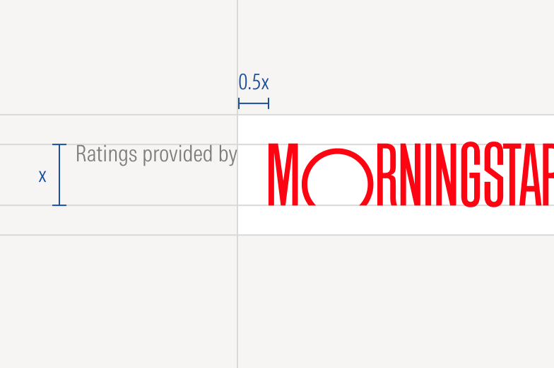 Image showing credit copy top-aligned to Morningstar logotype.