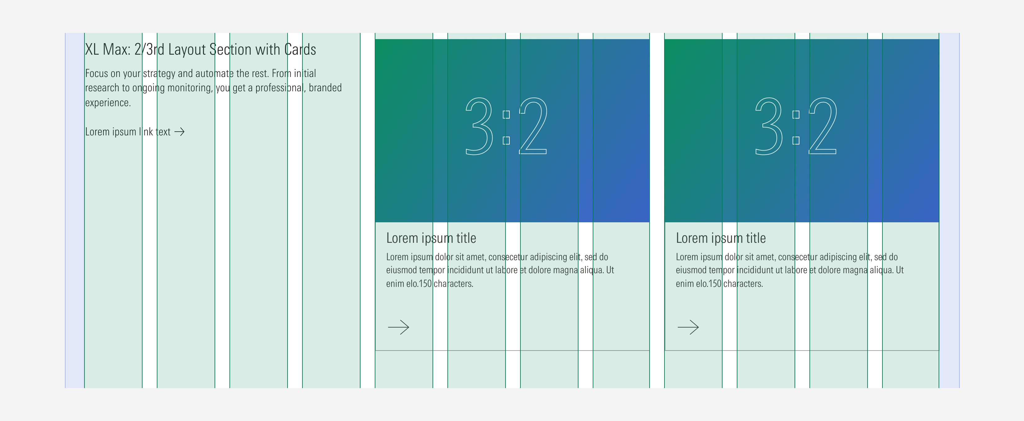 layout section Case 1 XL Max Breakpoint