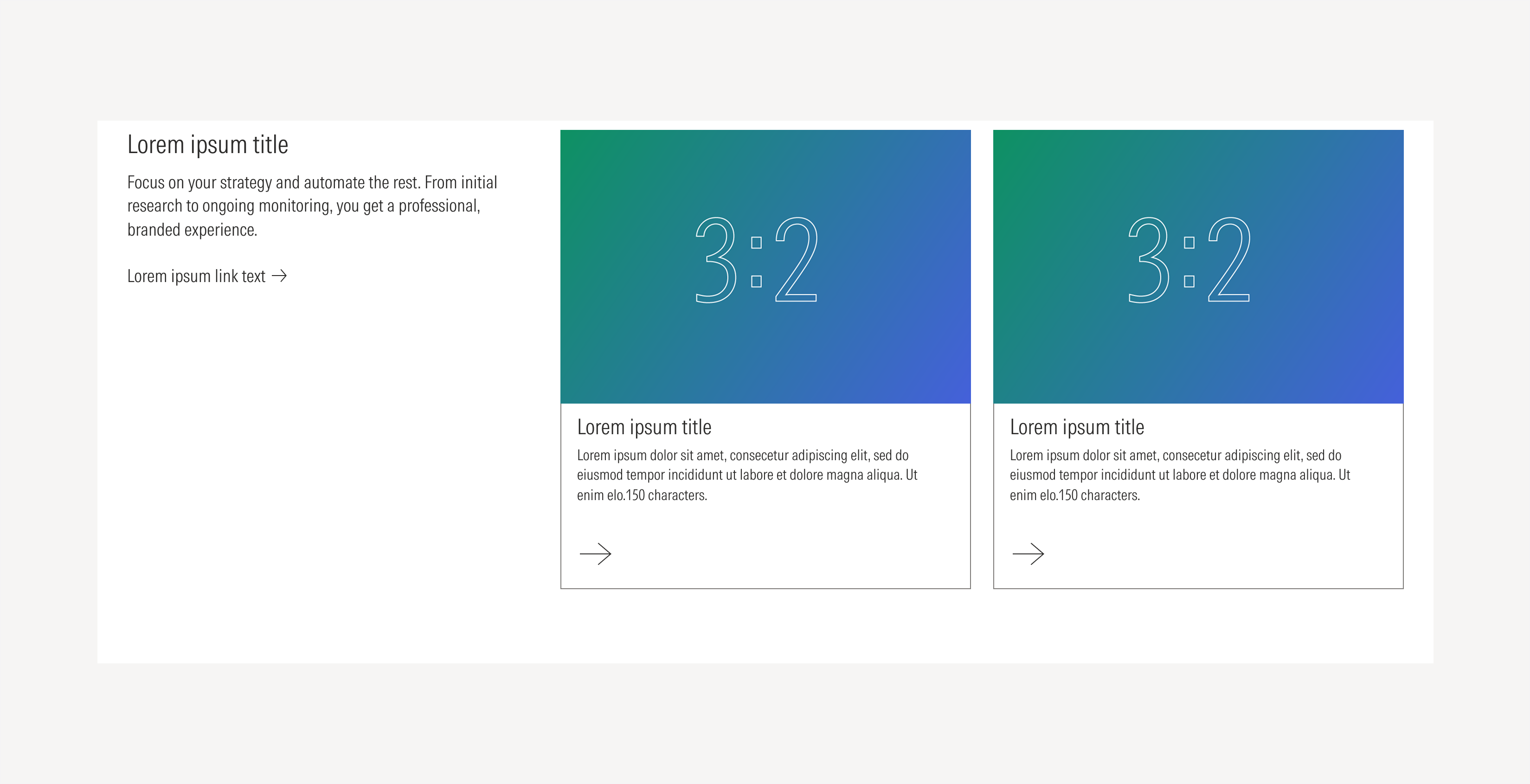 layout section case B on light theme