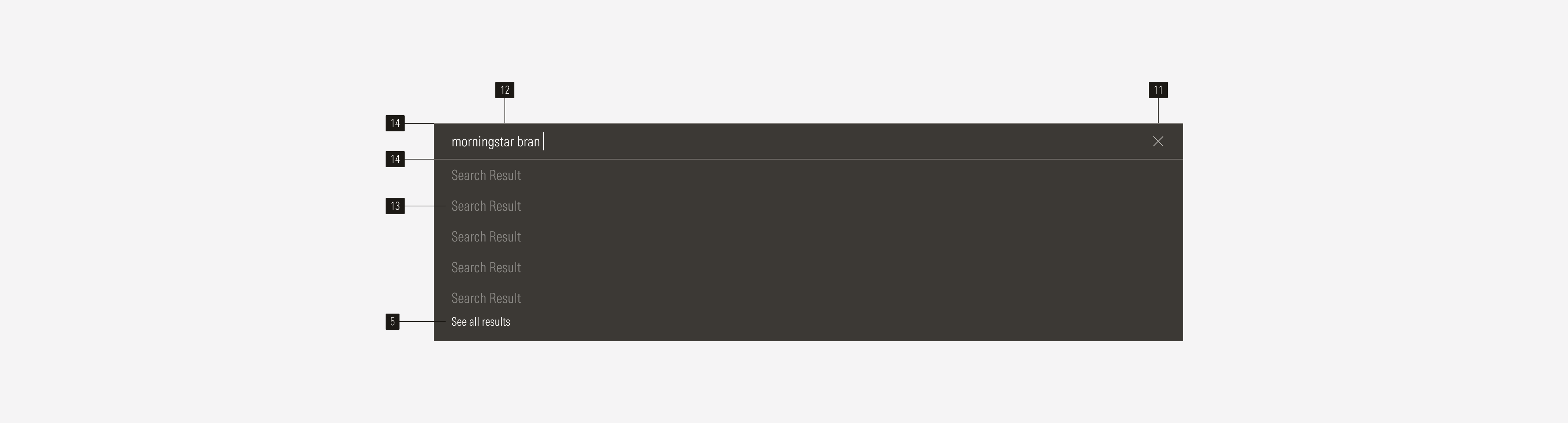 Top Hat search bar anatomy