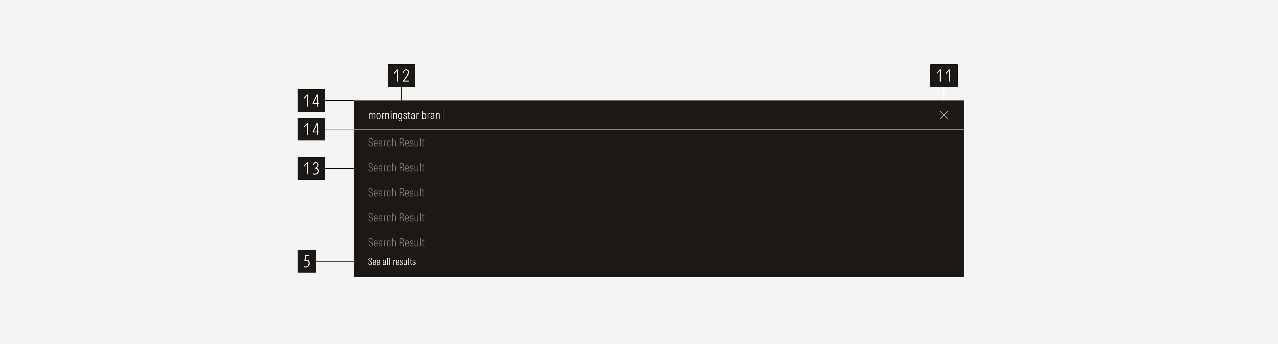 Top Hat search bar anatomy