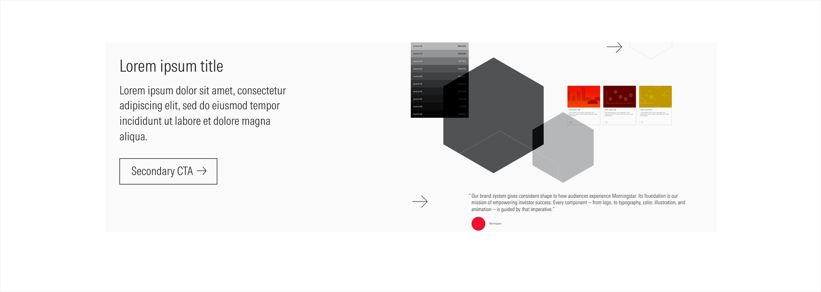 Shows the light theme for the background image promotion section