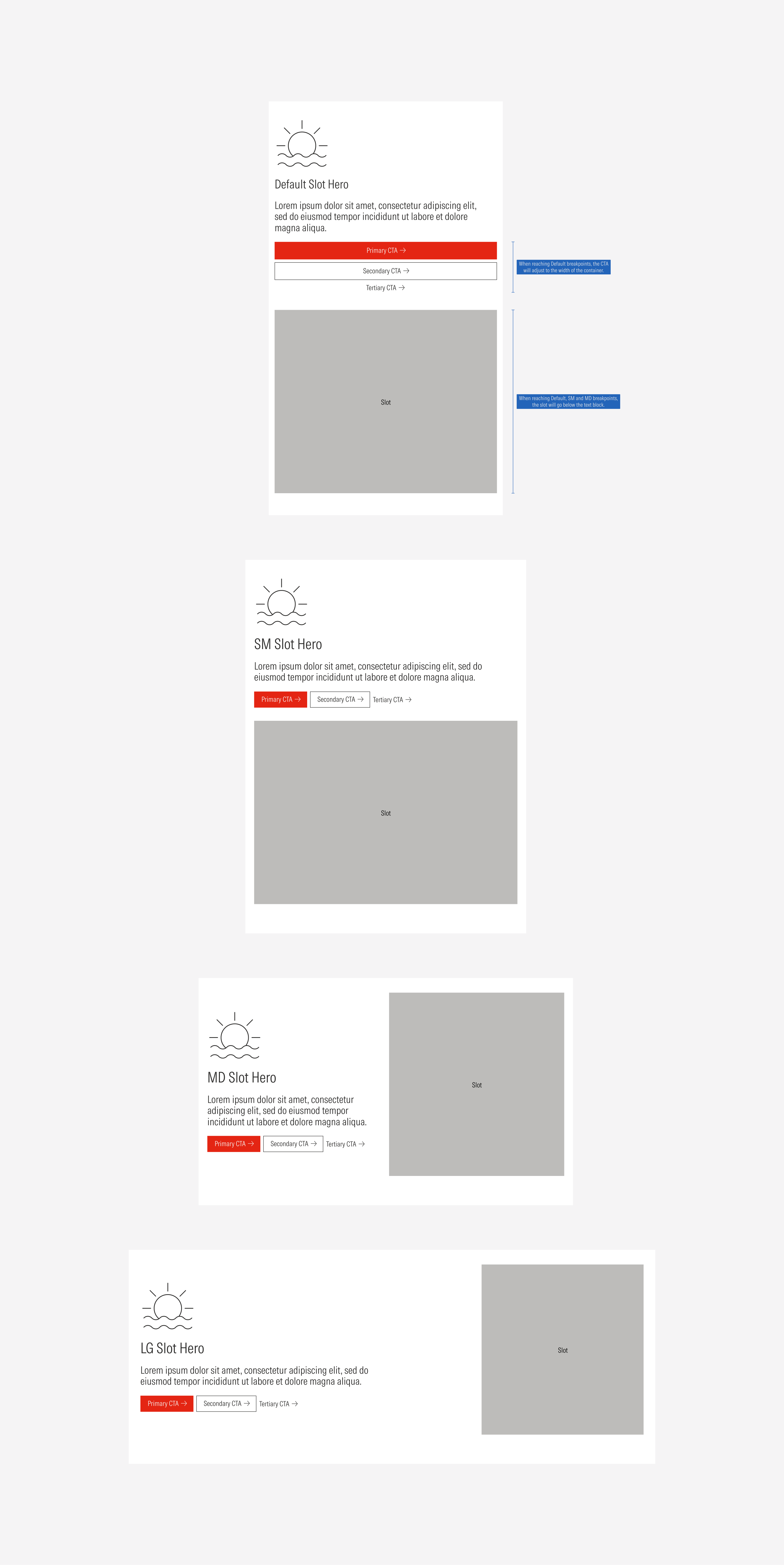 Sizes for the Slot hero