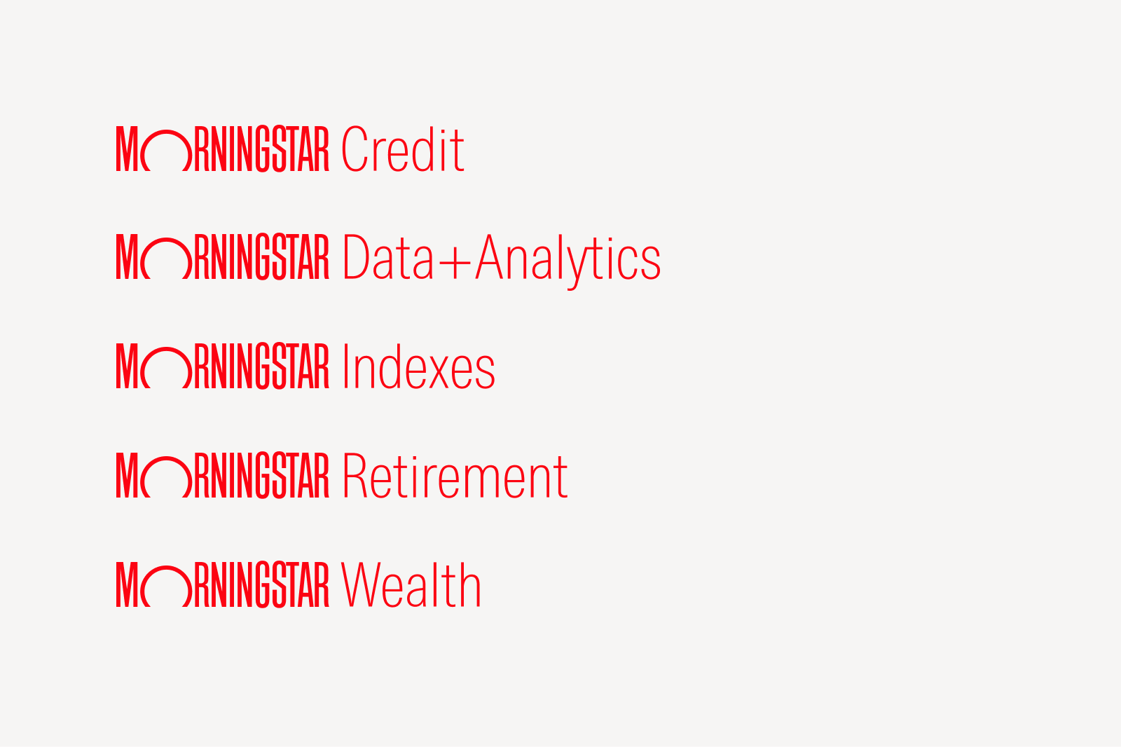 All lockups in a vertical list.