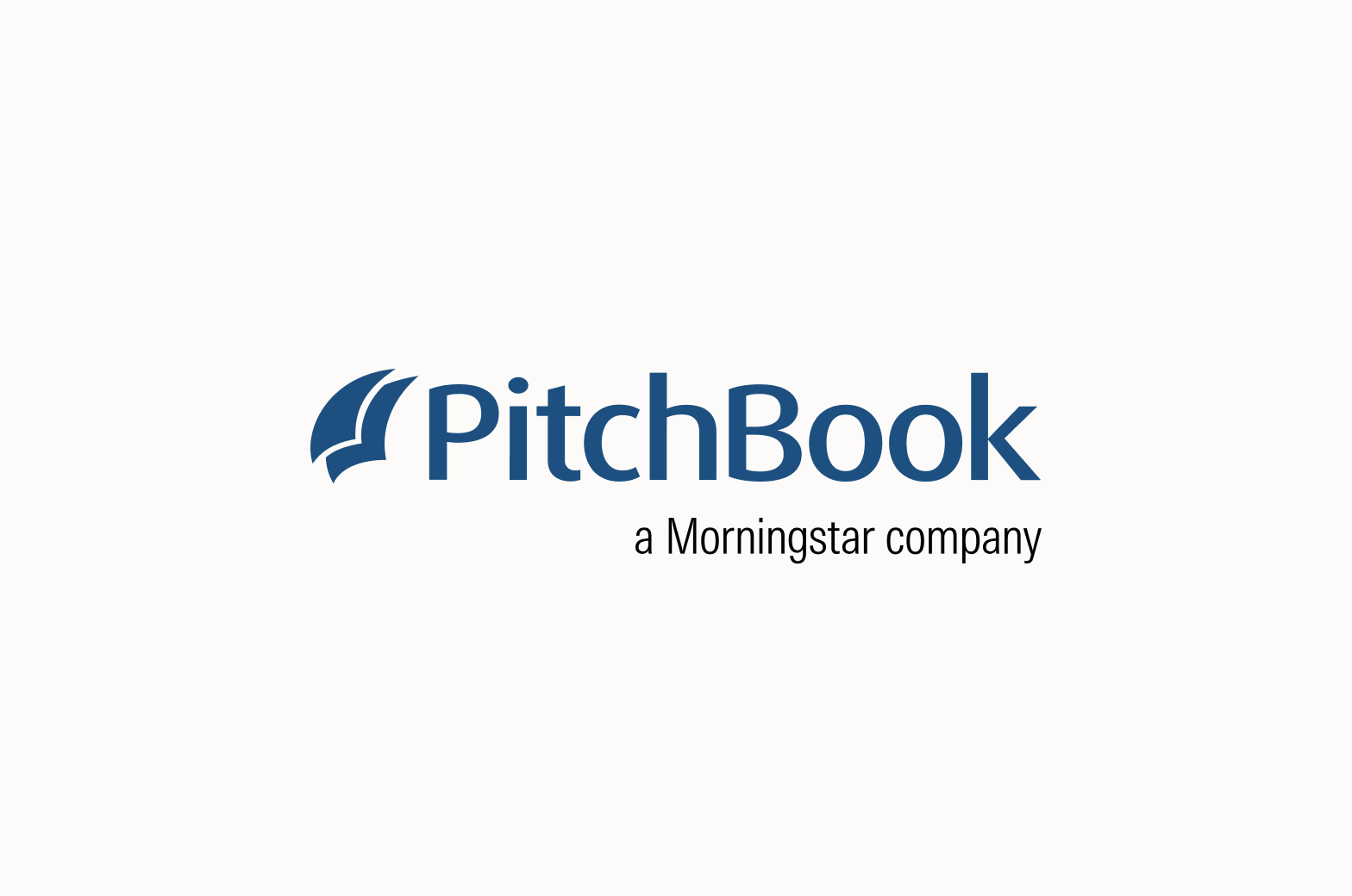 The PitchBook, a Morningstar company brand logo