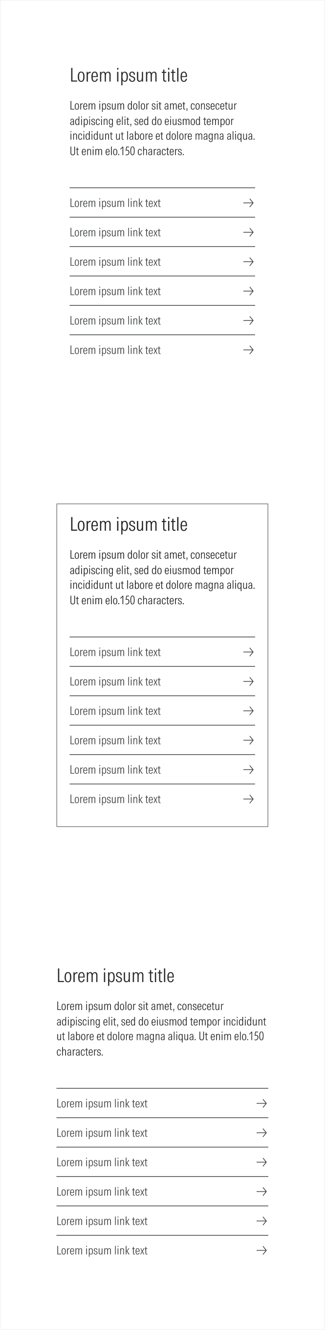 List card on light theme