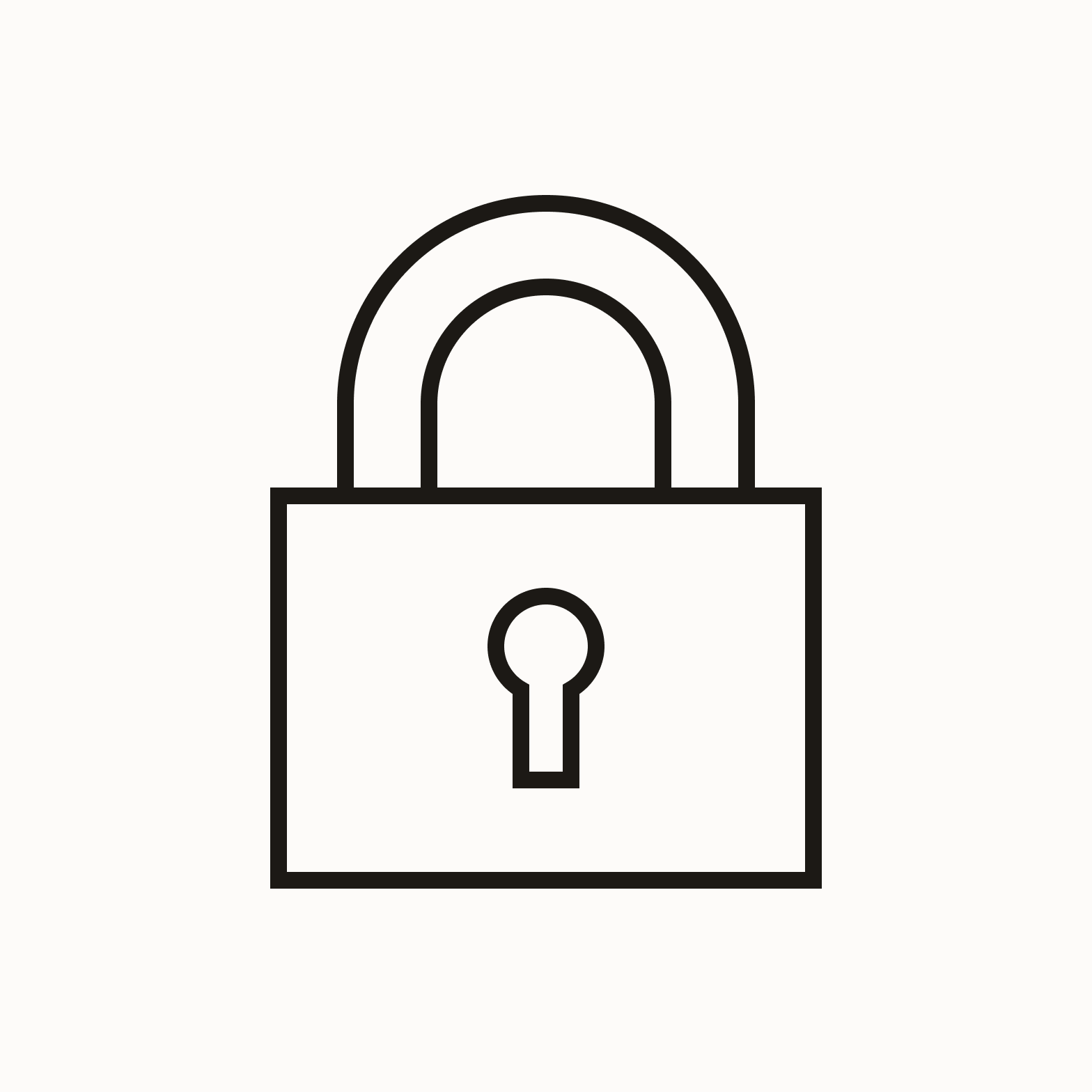 Lock icon.