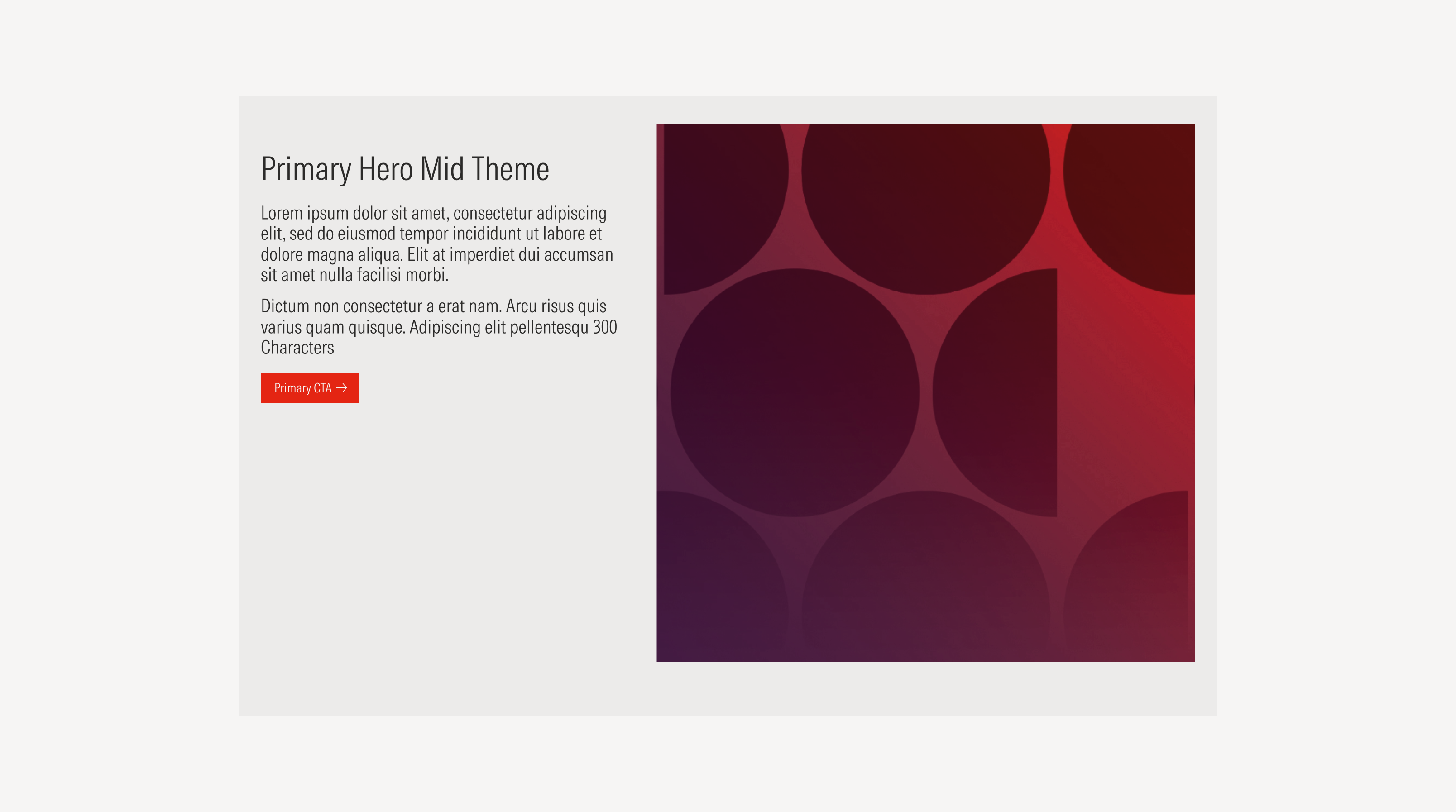 Primary variation on the mid theme