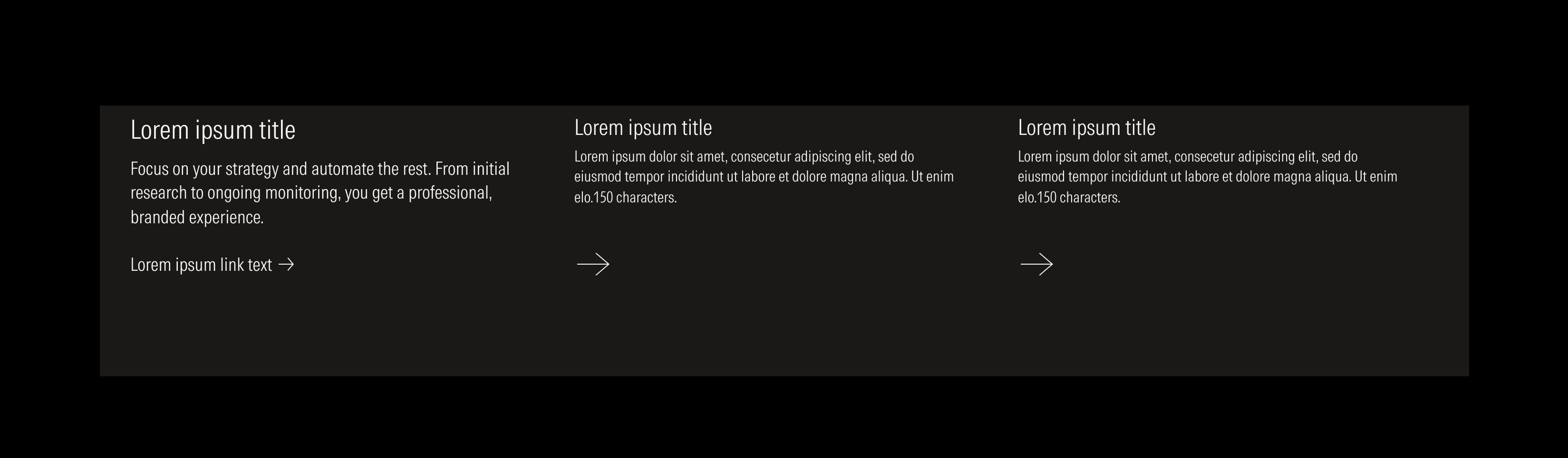 layout section case C on dark theme