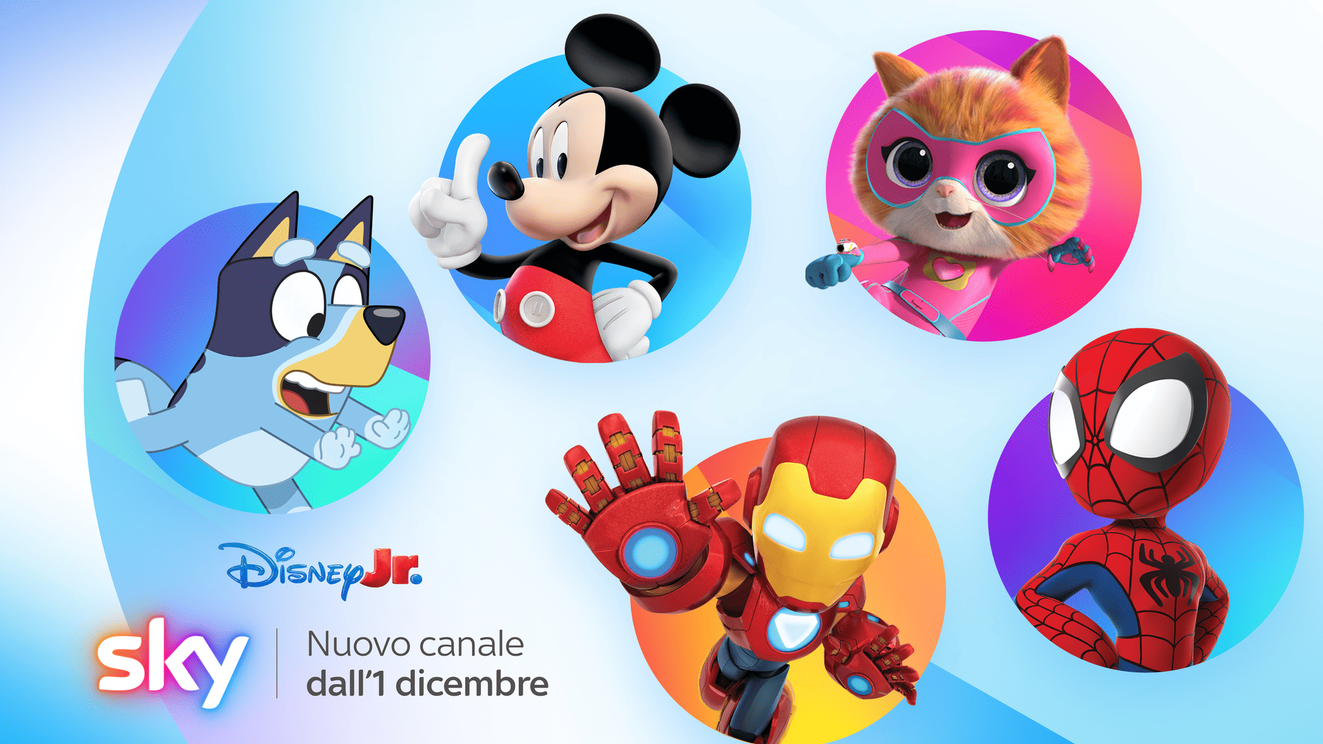 Su Sky dal 1° Dicembre arriva Disney Jr. | Sky Group