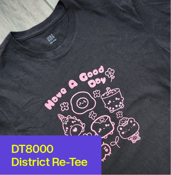 DT8000 District Re-Tee in black