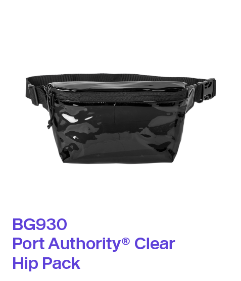BG930 Port Authority Clear Hip Pack