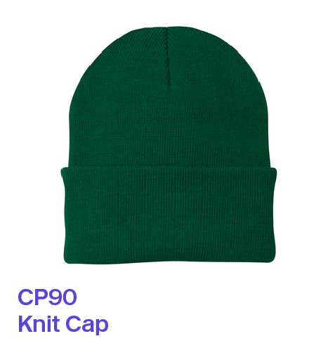 CP90 Port & Company Knit Cap in Athletic Green