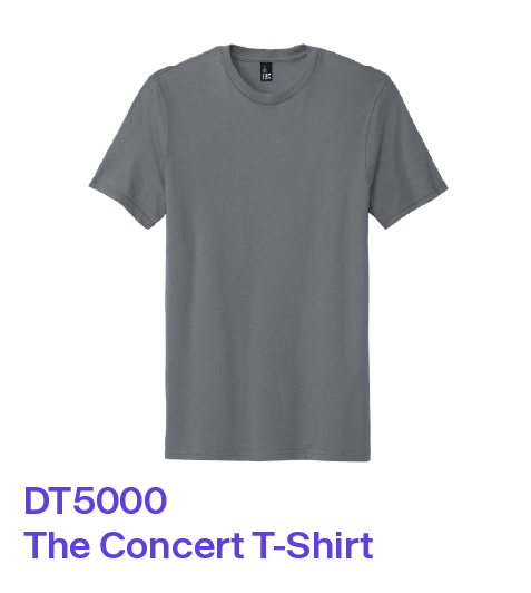 DT5000 District The Concert T-Shirt in grey