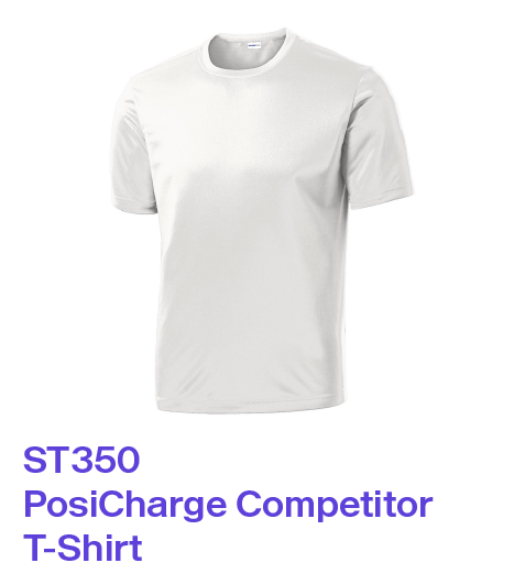 ST350 Sport-Tek PosiCharge Competitor T-Shirt in white