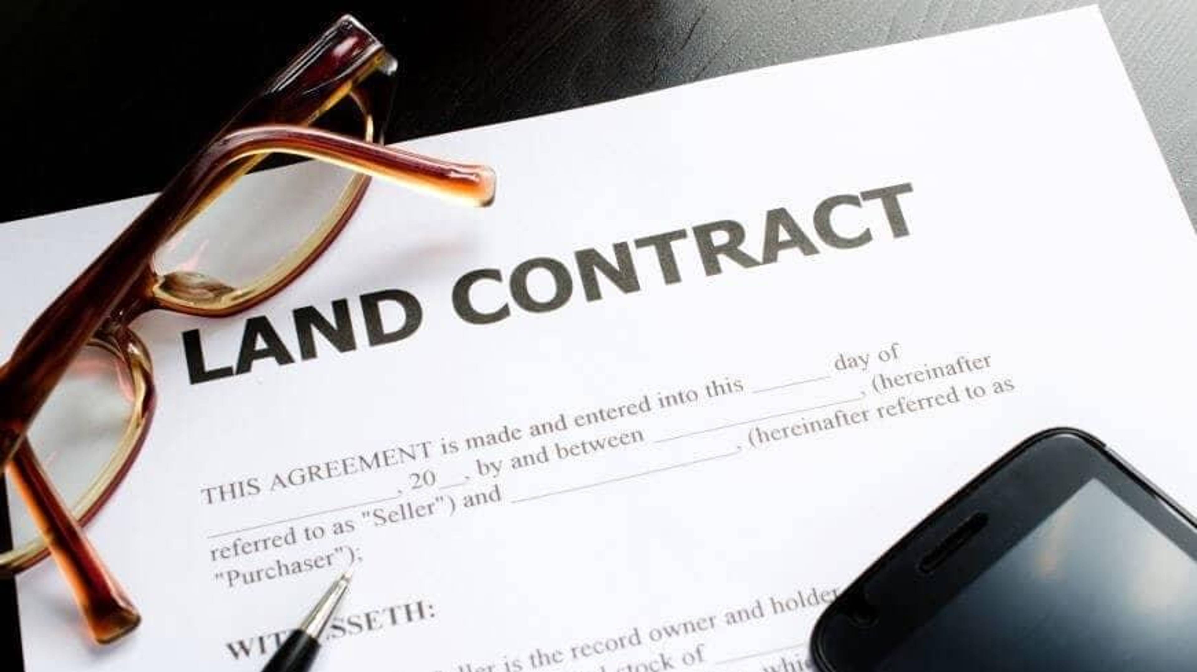 What is a land contract?