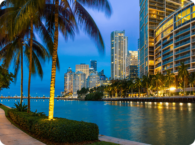 Florida Miami skyline