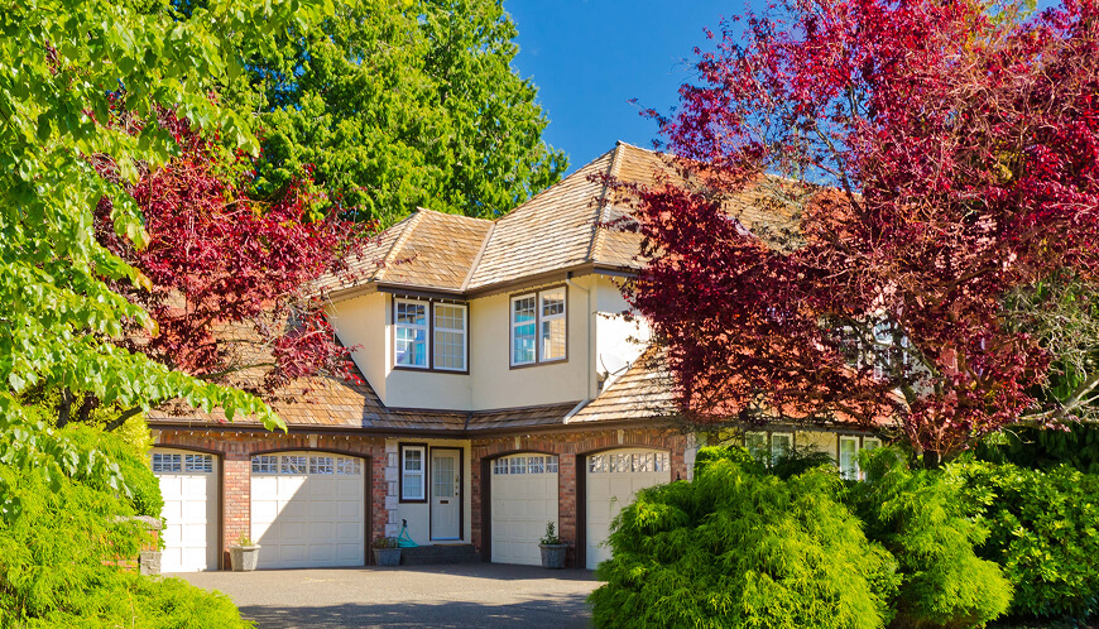 Two story house.