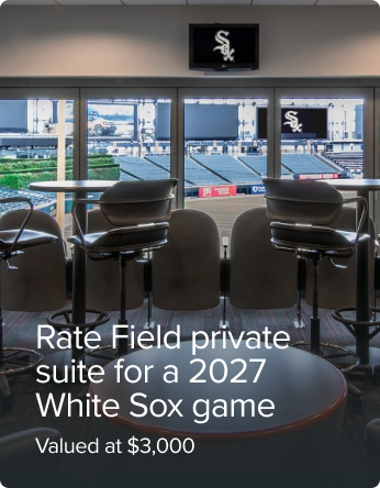 Rate Field private suite for a 2027 White Sox game image.