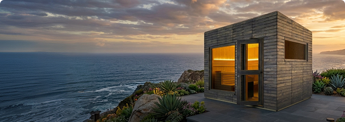 Tiny home on the shoreline