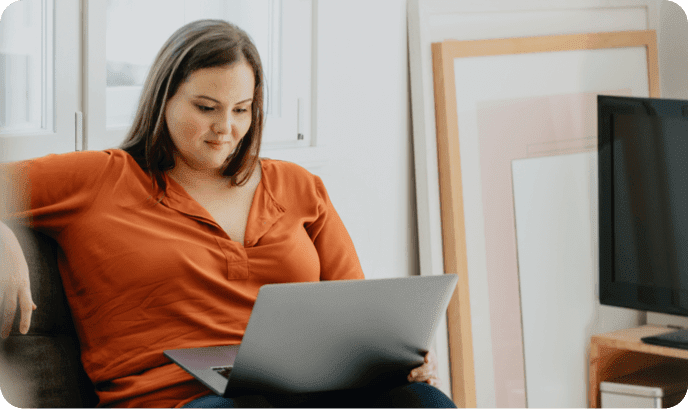 Woman on laptop