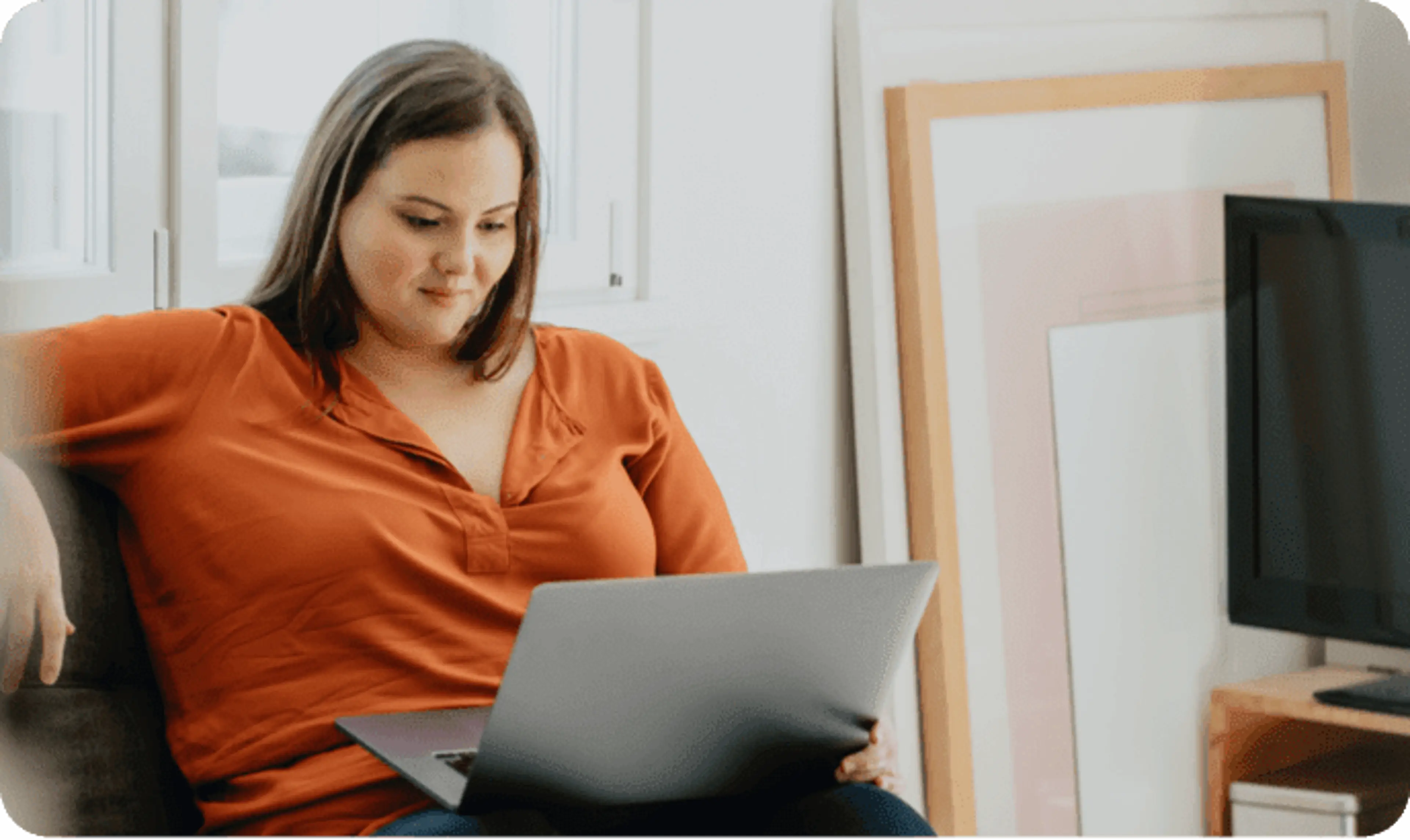 Woman on laptop