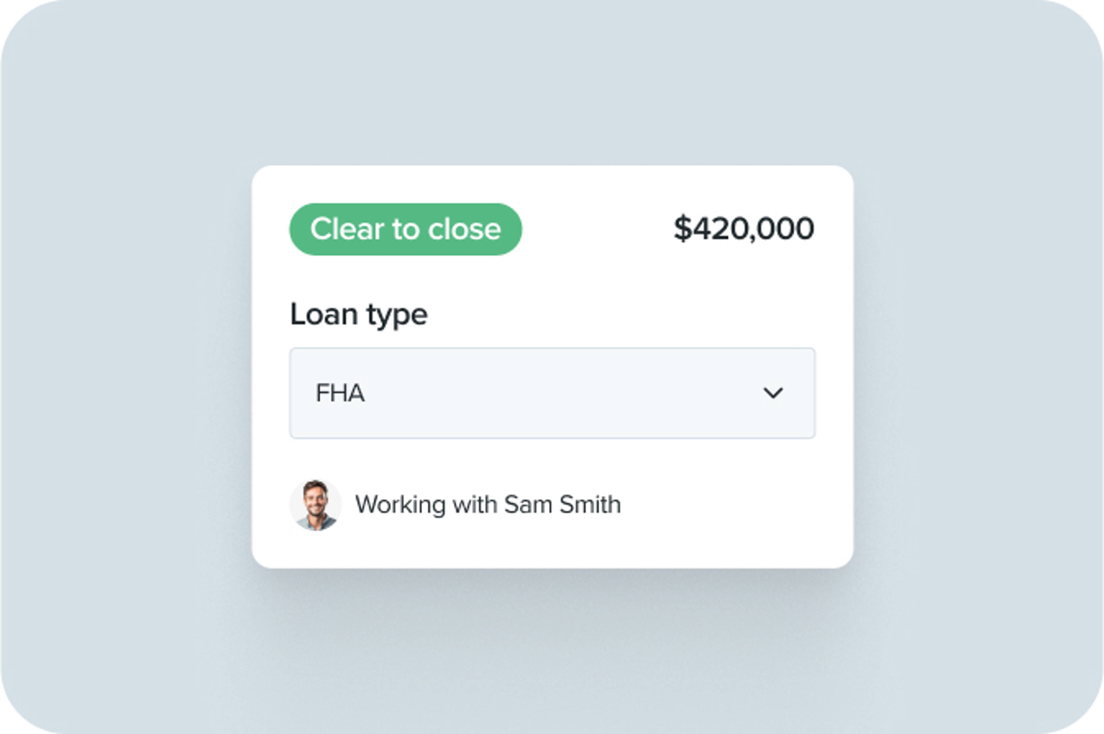 FHA loan type image