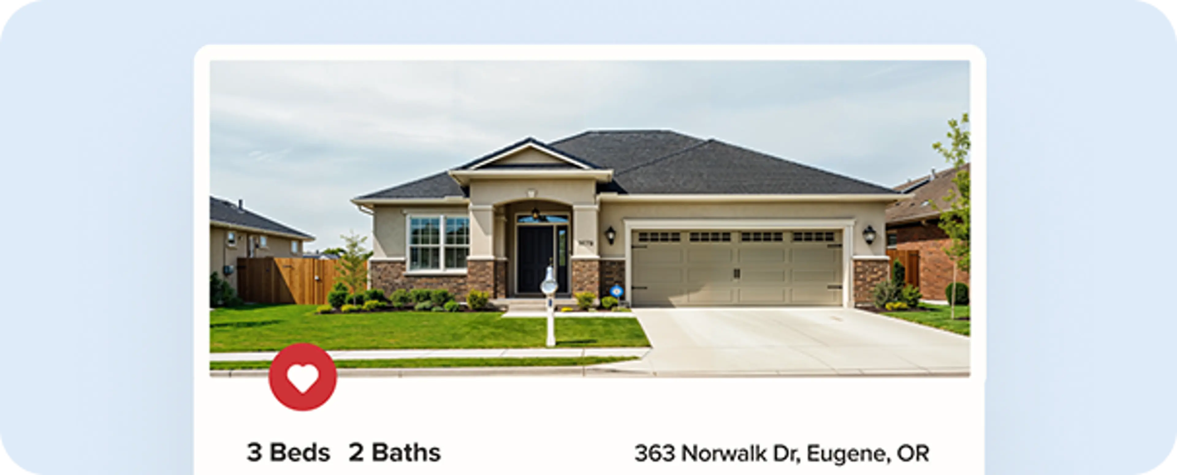Home search tile