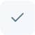 Blue Checkmark icon with gray background