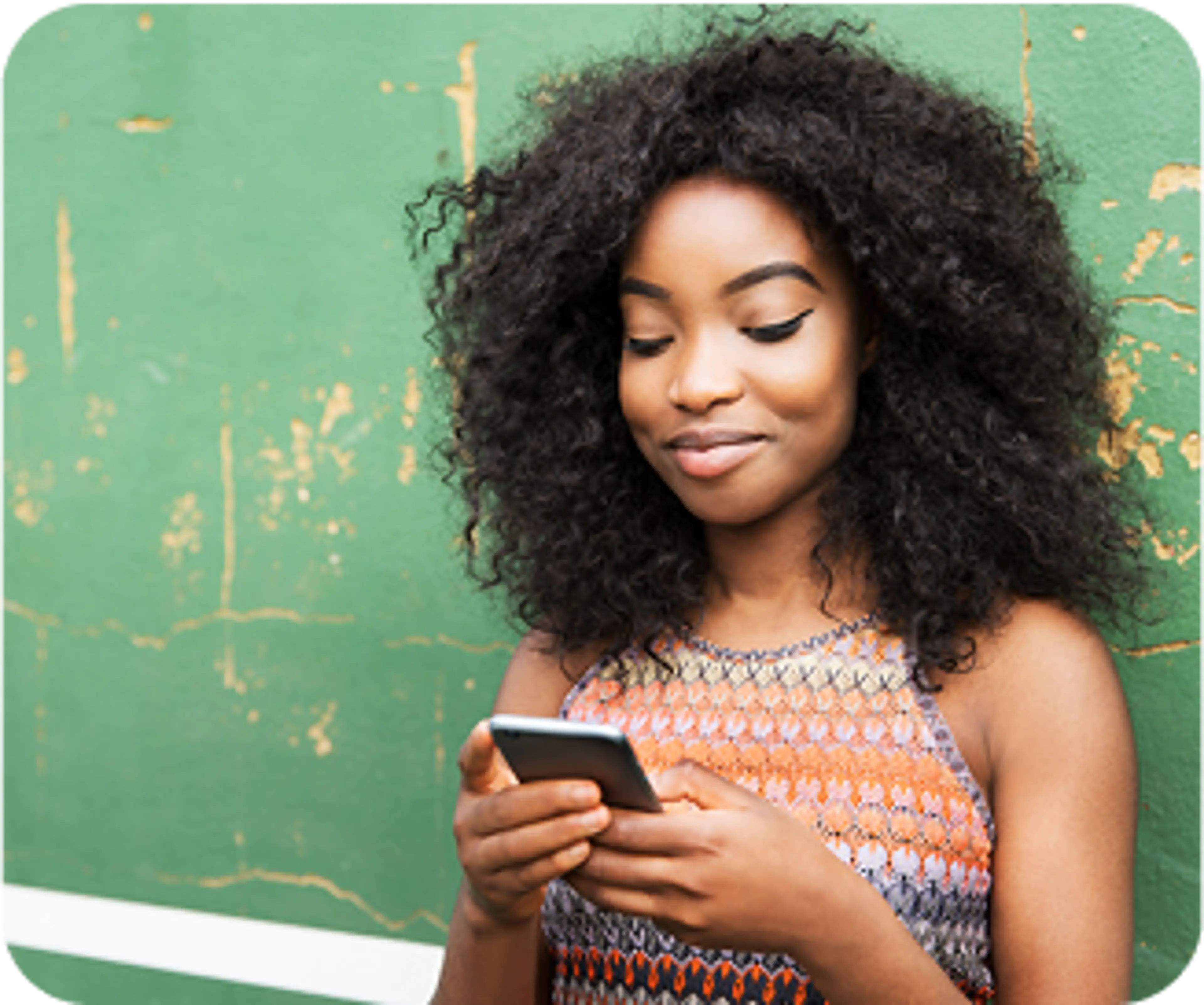 Girl on her phone