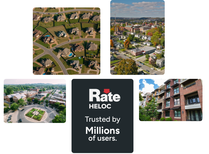Collage of landscape and HELOC images for Tennessee