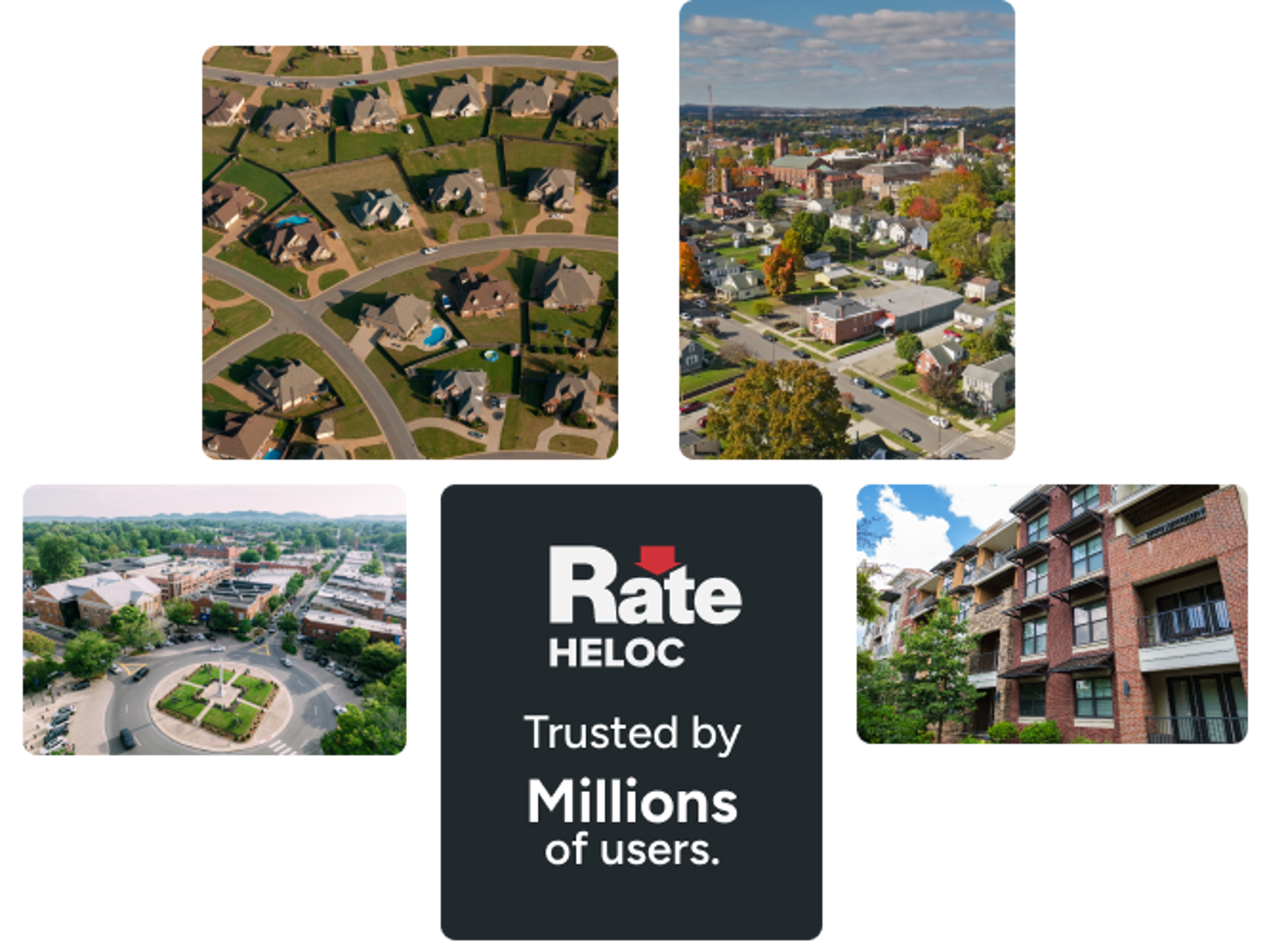 Collage of landscape and HELOC images for Tennessee