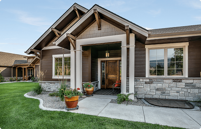 Front entrance house