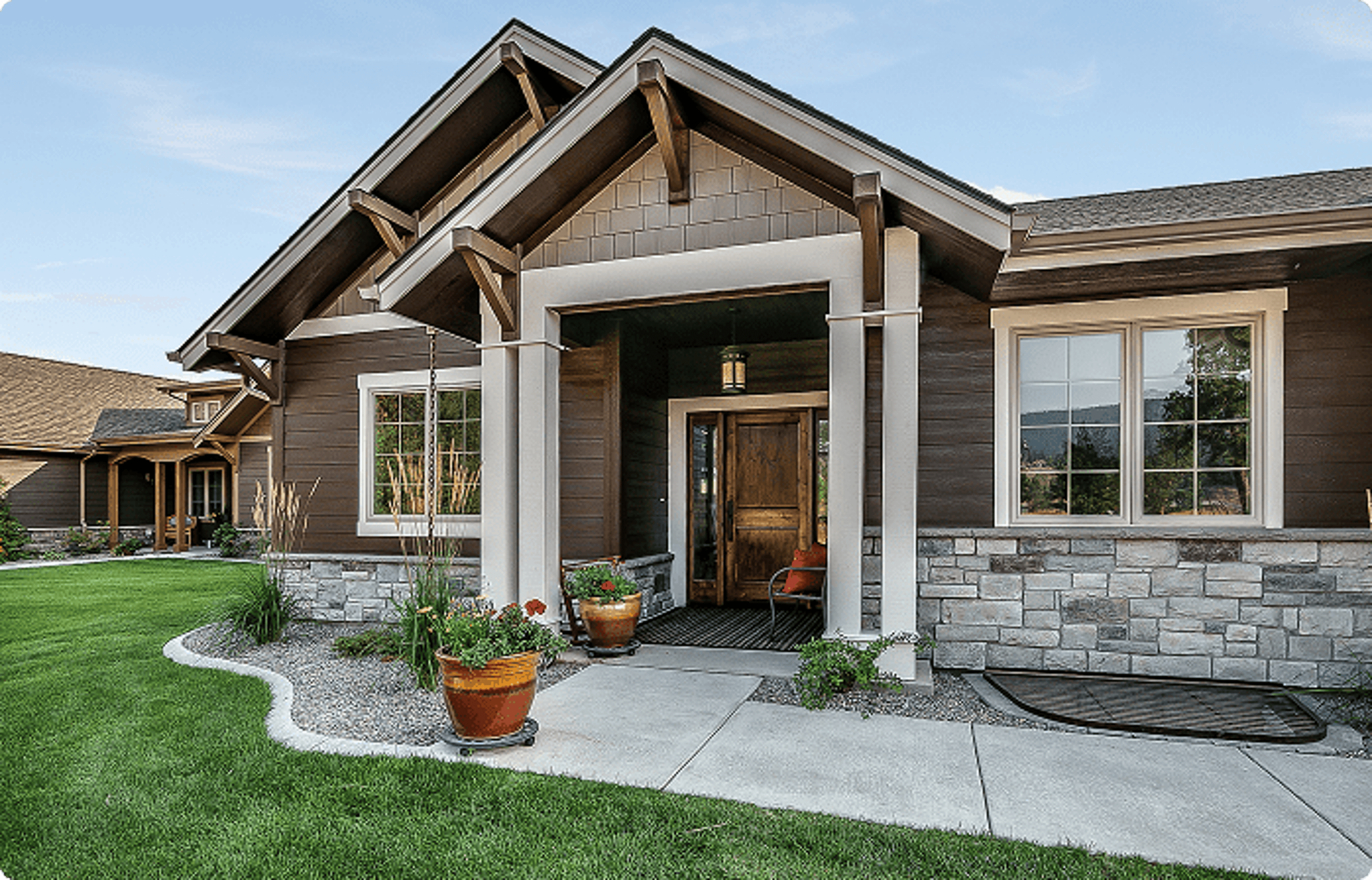 Front entrance house