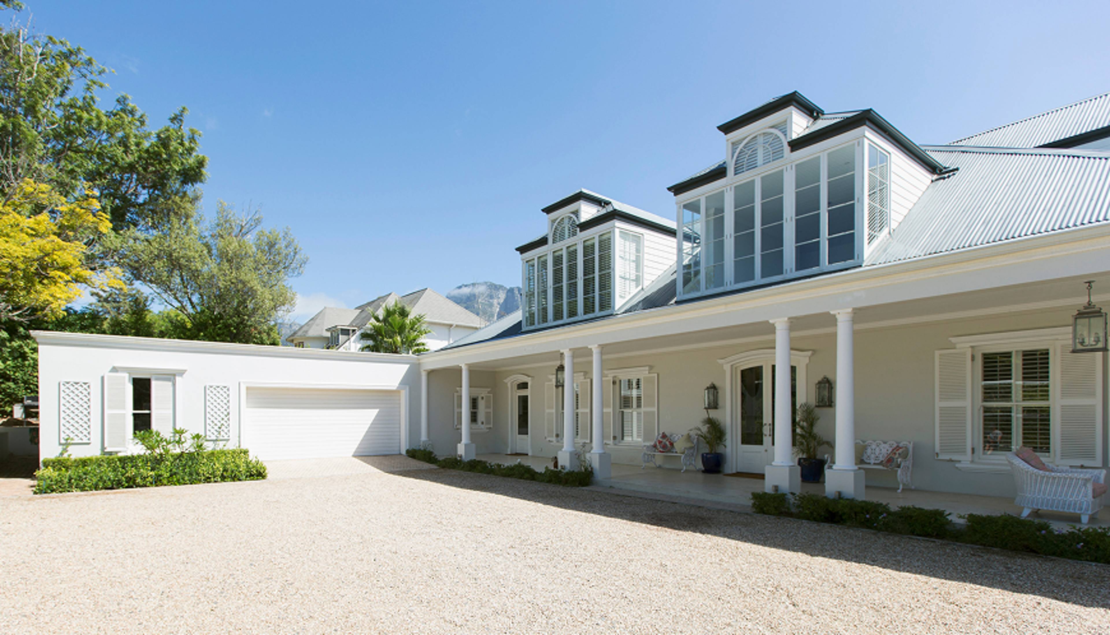 Home with garage attached.