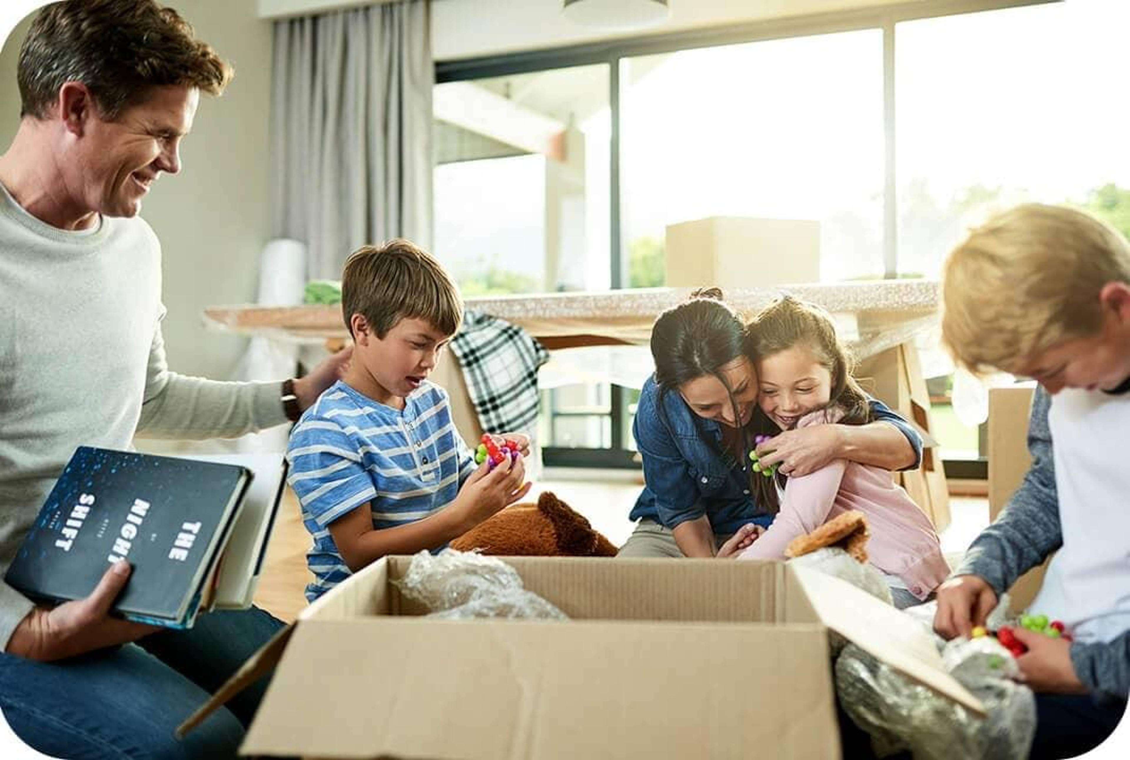 Family unpacking - Betterment Page