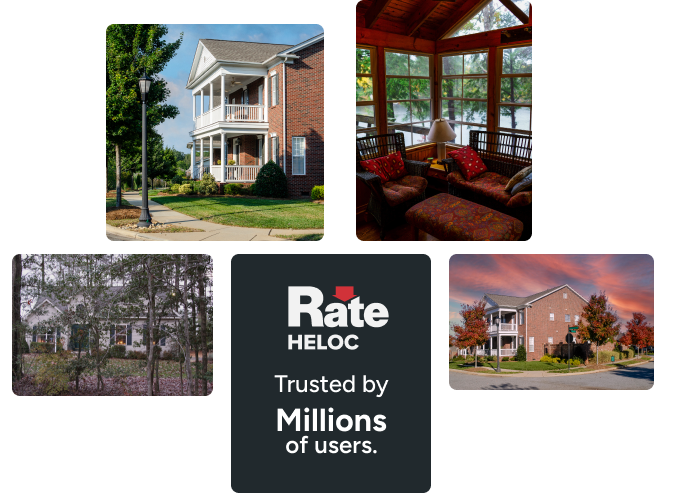Collage of landscape and HELOC images for North Carolina