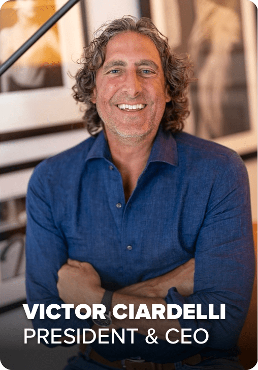 Portait of Victor Ciardelli, President and CEO of Rate