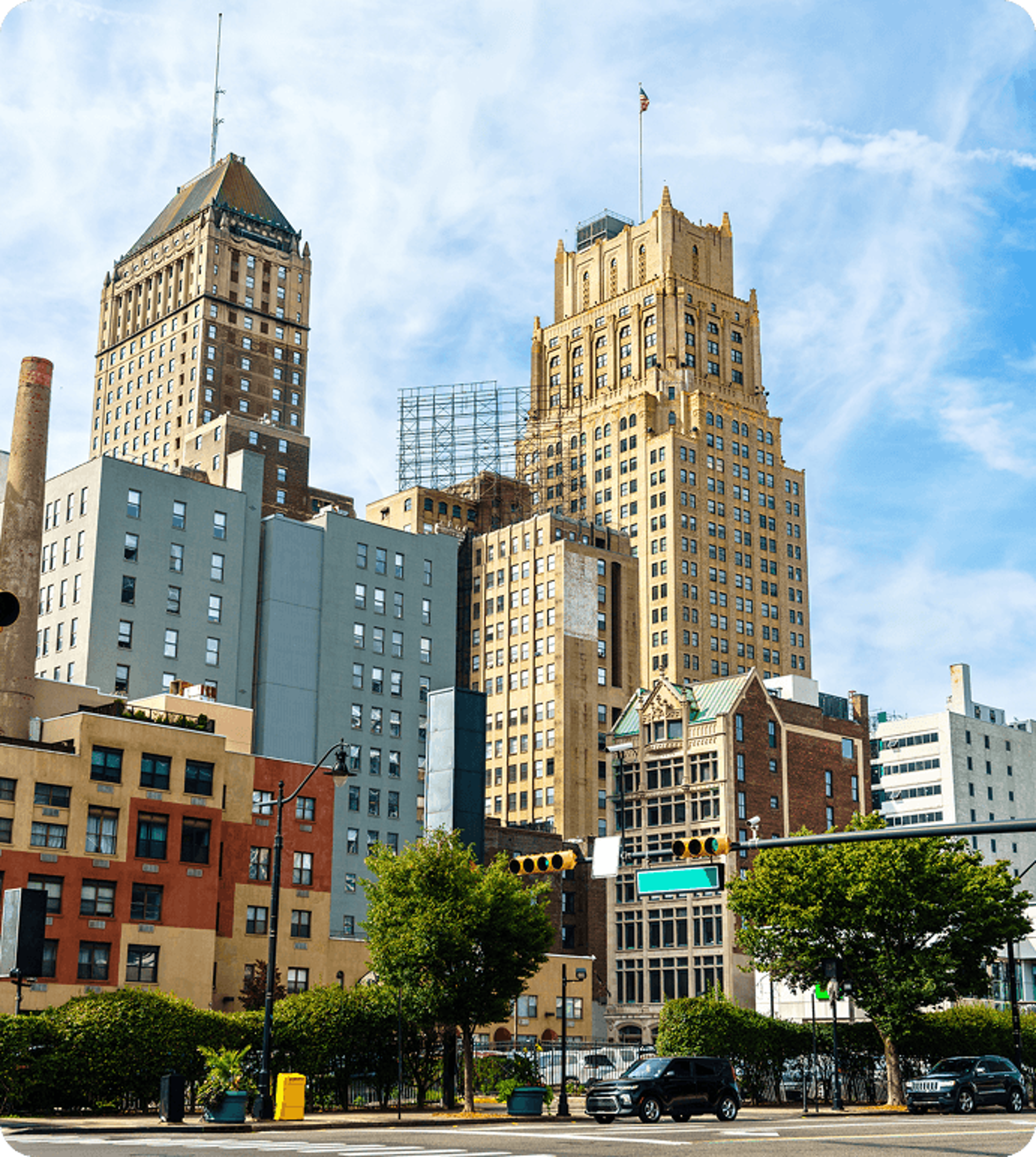 New Jersey buildings.