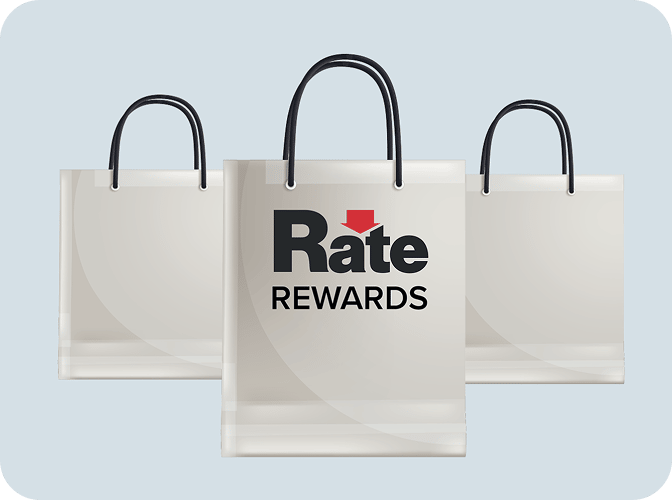 Rate shopping bags