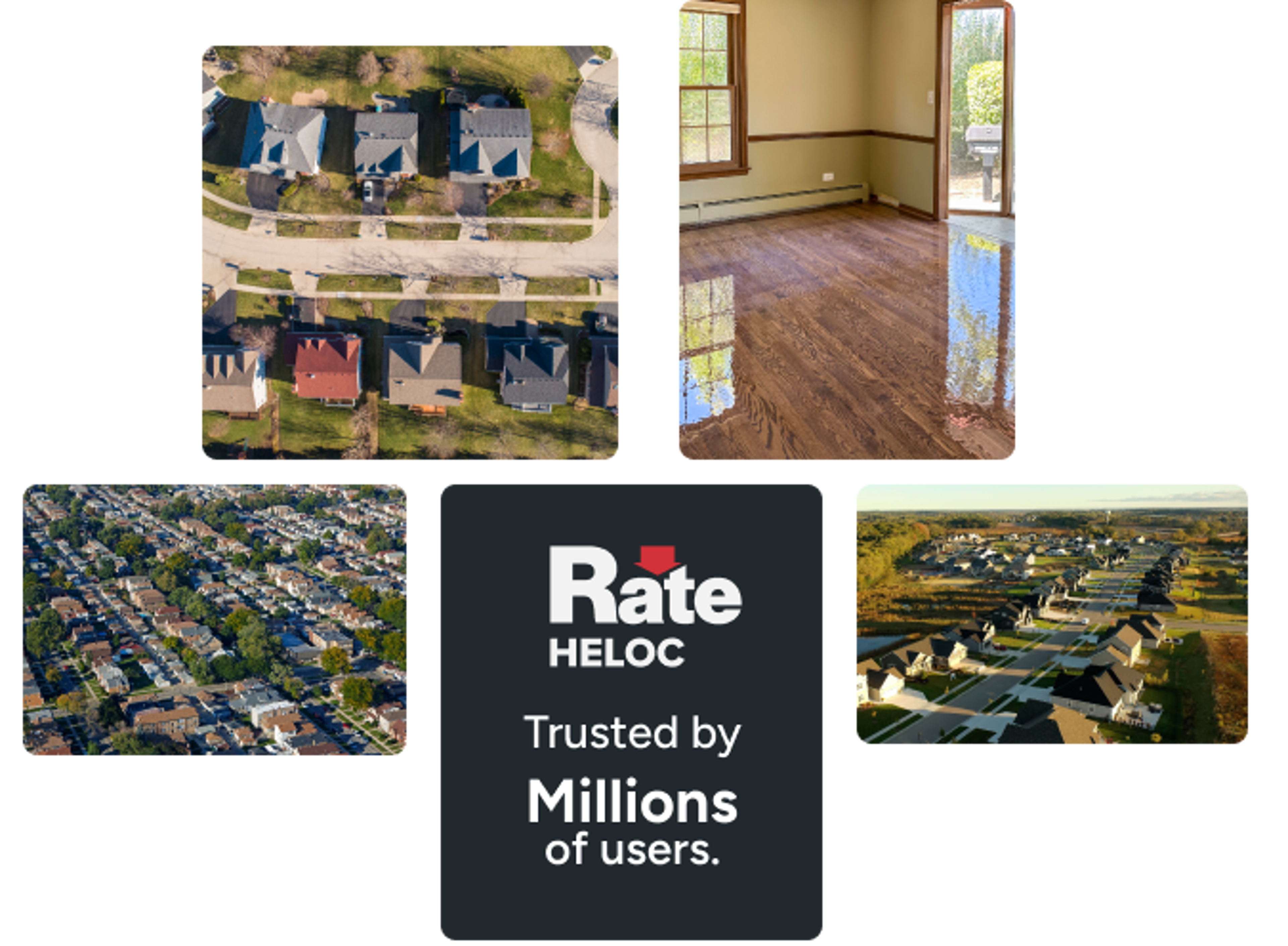Collage of landscape and HELOC images for Illinois