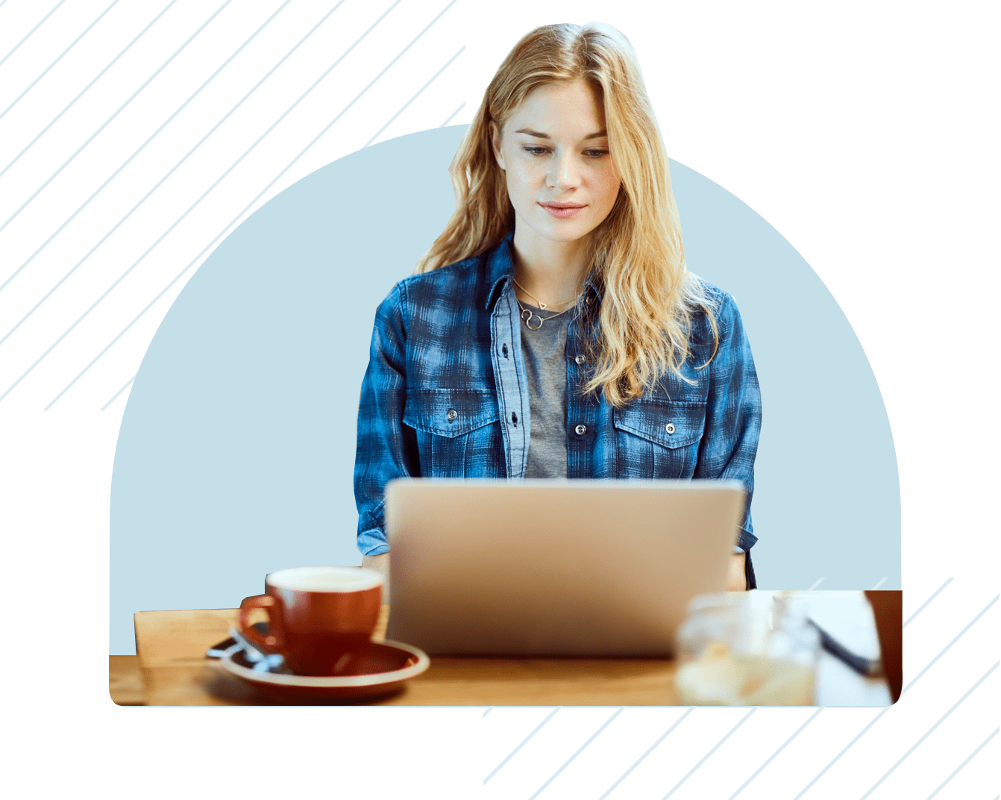 Girl Holding Laptop
