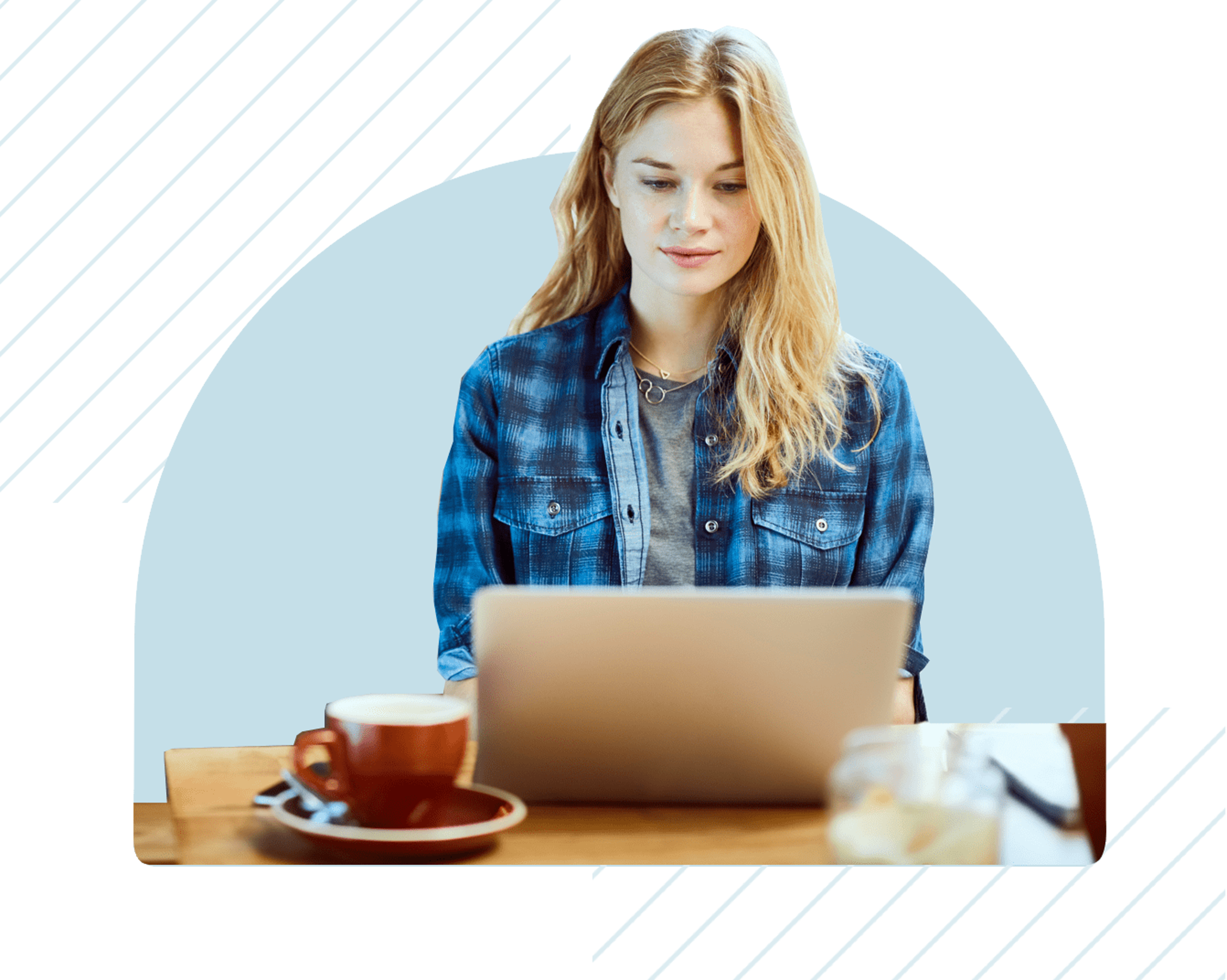 Girl Holding Laptop