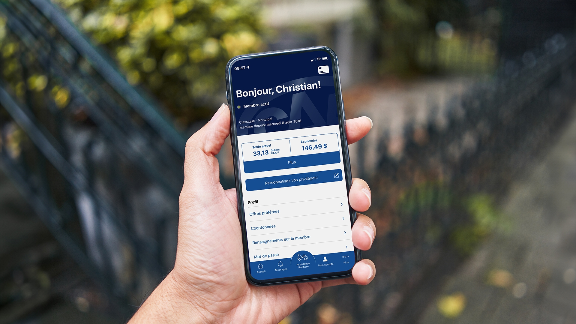 Télécharger l’application CAA Mobile