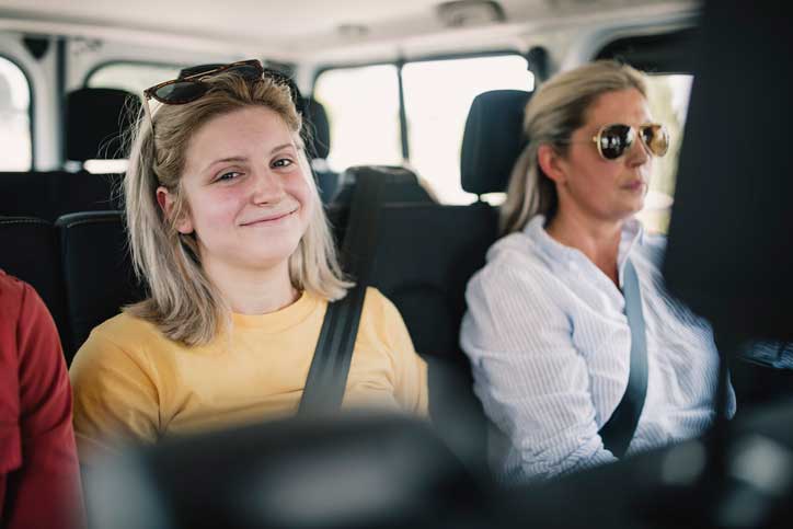 Volunteer driver transporting student to school-sponsored activity