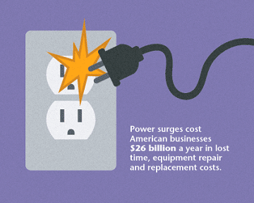 Cord plugged into electrical outlet causing spark