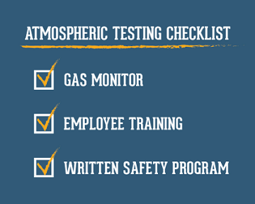 Atmospheric testing checklist