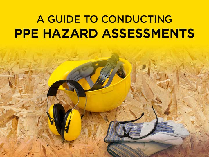 Safety equipment on a particle board floor